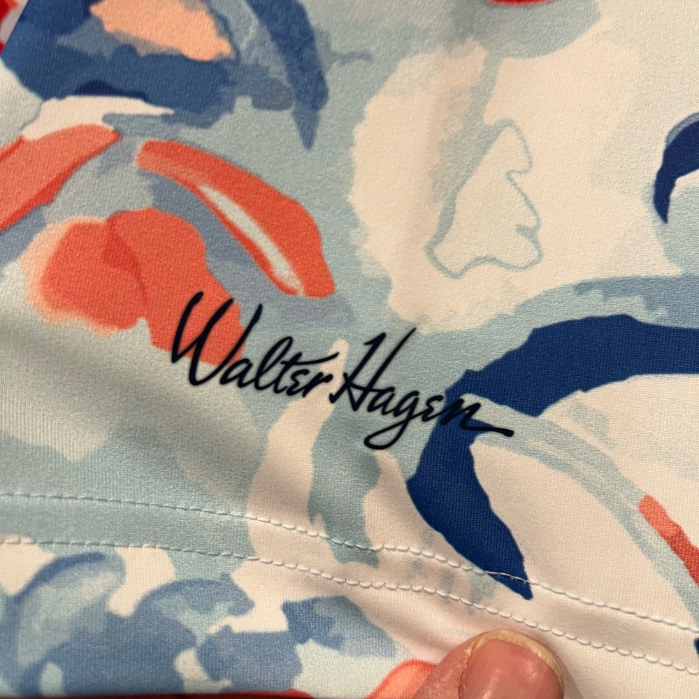 NWT! Walter Hagen Men's Performance 11 Novelty Print Golf Polo! - Picture 5 of 7